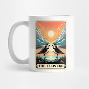 The Piping Plovers Bird Watcher Lovers Funny Tarot Card Pun Mug